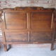 Headboard in oak of the years 50
