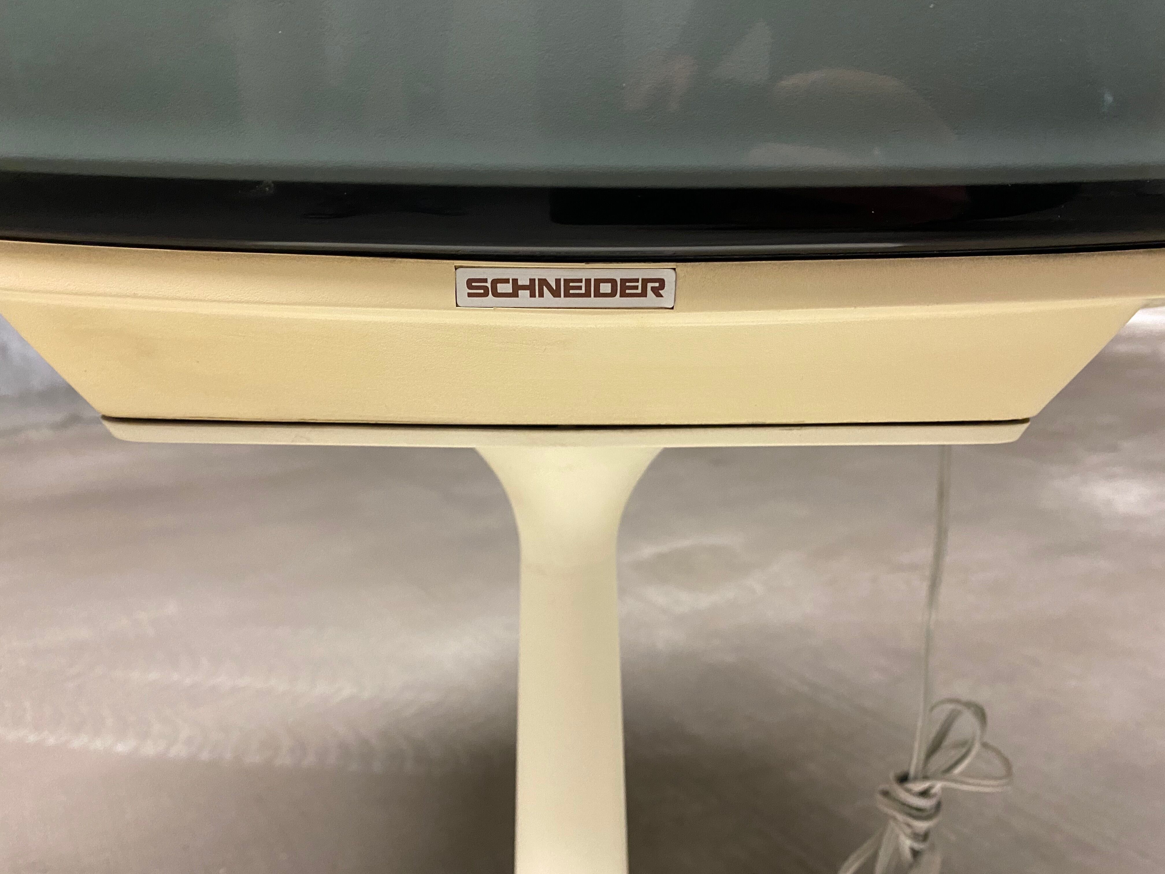 Former tv feet tulip space age circa 1970s