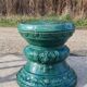 Chinese garden stool ceramic green glaze stoneware