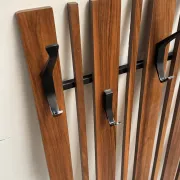 Wall-mounted coat rack