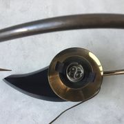 1950s opaline table lamp