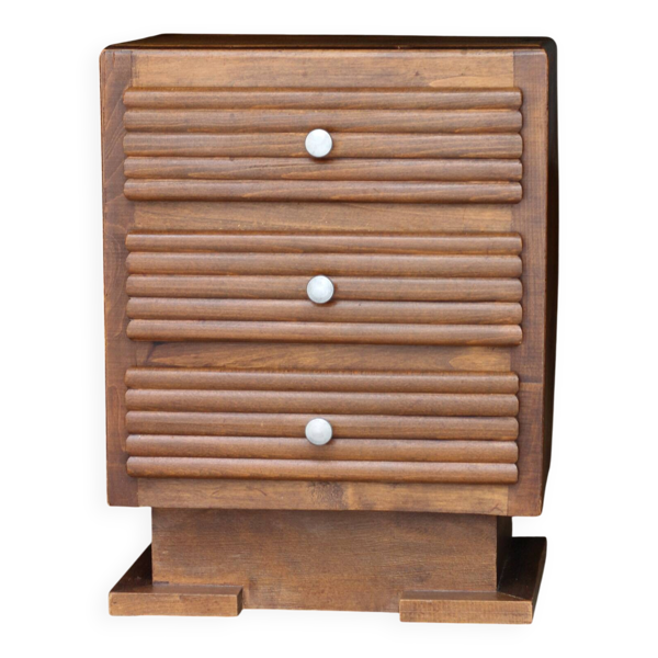 Rare : petite table d'appoint ou de chevêt RENE GABRIEL (années 50).