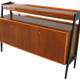 Vintage high sideboard two piece cabinet 'Korpela'