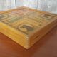 Ancien Plateau De Jeu De L’Oie Dames Petits Chevaux En Bois Vintage #A690