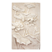 Bas-relief au décor floral