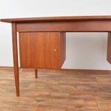 Bureau en teck danois du milieu du siècle par Gunnar Nielsen pour Tibergaard, années 1960.