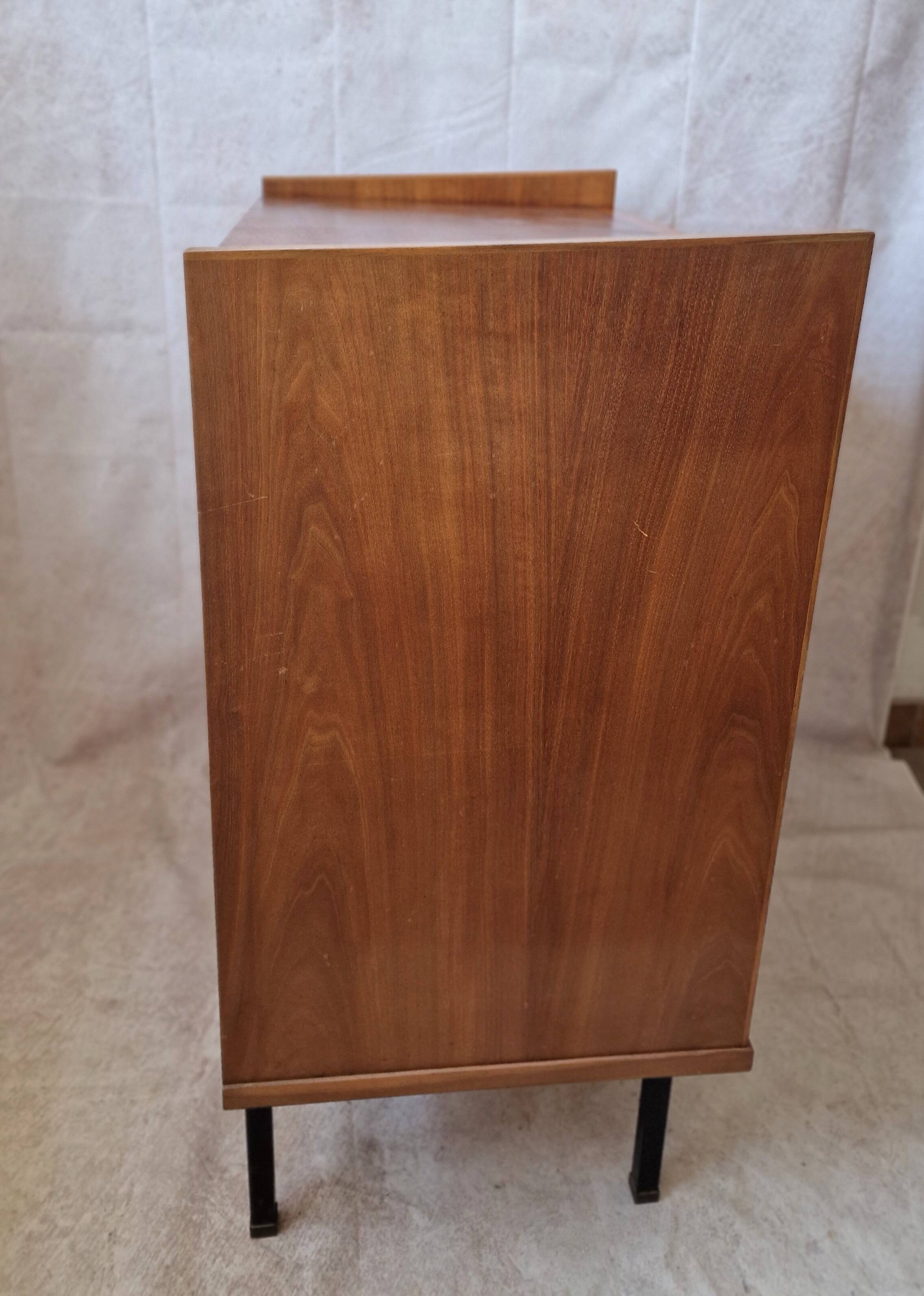 Buffet haut / meuble de bureau en teck