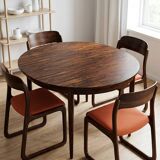 Scandinavian extendable table in rosewood from the 1960s, butterfly extension.