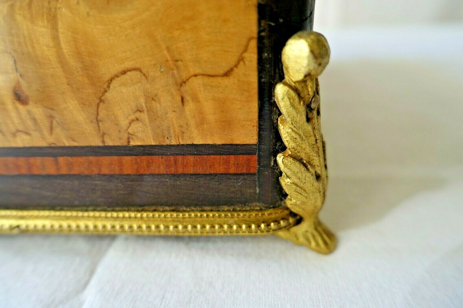 Handkerchief box XIX marquetry Boulle