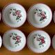 8 antique deep plates in Sarreguemines earthenware.