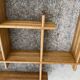 Small vintage modernist asymmetrical wall shelf 1980