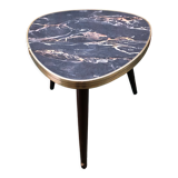 Vintage formica trifod table top 60s