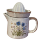 Citrus press vintage carafe floral pattern