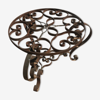 Wrought iron coffee table