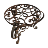 Wrought iron coffee table