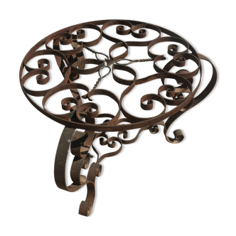 Wrought iron coffee table
