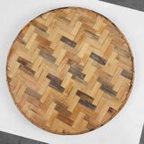Mid-century bamboo serving tray, France 1960s
