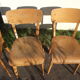 4 50s/60s bistro chairs