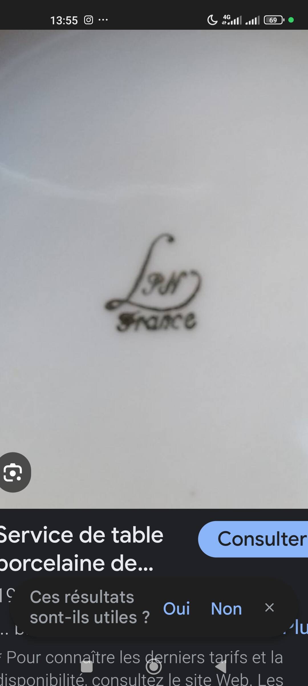 A Limoges wedding dinnerware service LPN