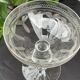 6 guilloché crystal champagne glasses – Art Nouveau