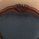 Velvet bedroom armchair