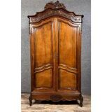 Louis XV style mahogany shell cabinet circa 1850