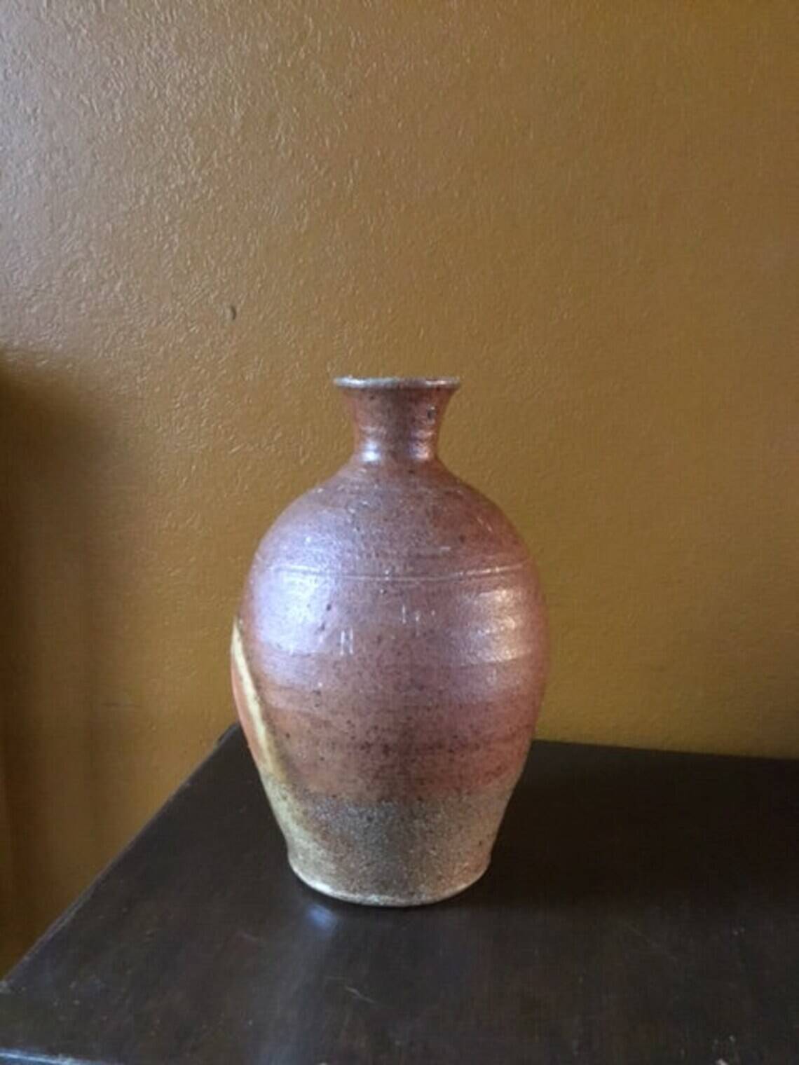 Vintage stoneware vase, vintage vase, stoneware pottery, collection, pottery, interior decoration