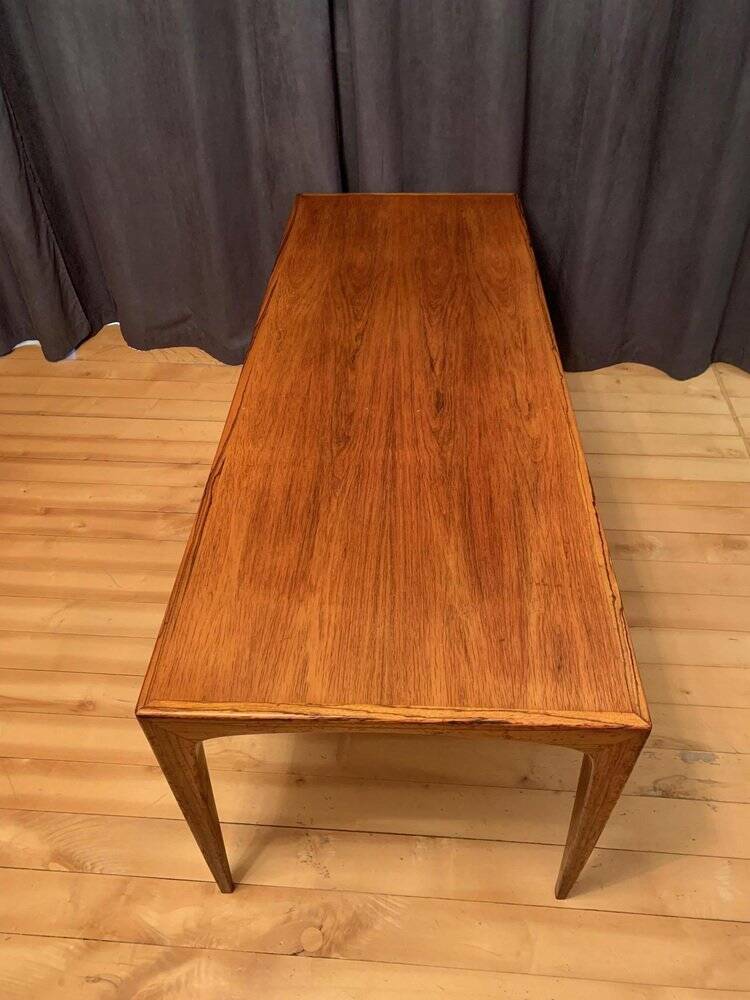Table basse attribuée à Johannes Andersen pour CFC Silkeborg, Danemark, années 1950.