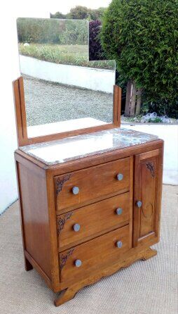 Commode avec miroir
