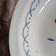 Large round antique plate from Digoin and Sarreguemines.