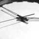 Gigantic rare heavy Sunburst mirror wall clock from the 1970s | Ø 70 cm
