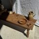 Cuiller en teck, ustensile de cuisine L28 D6