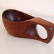 Swedish teak catchall from the 1960s.