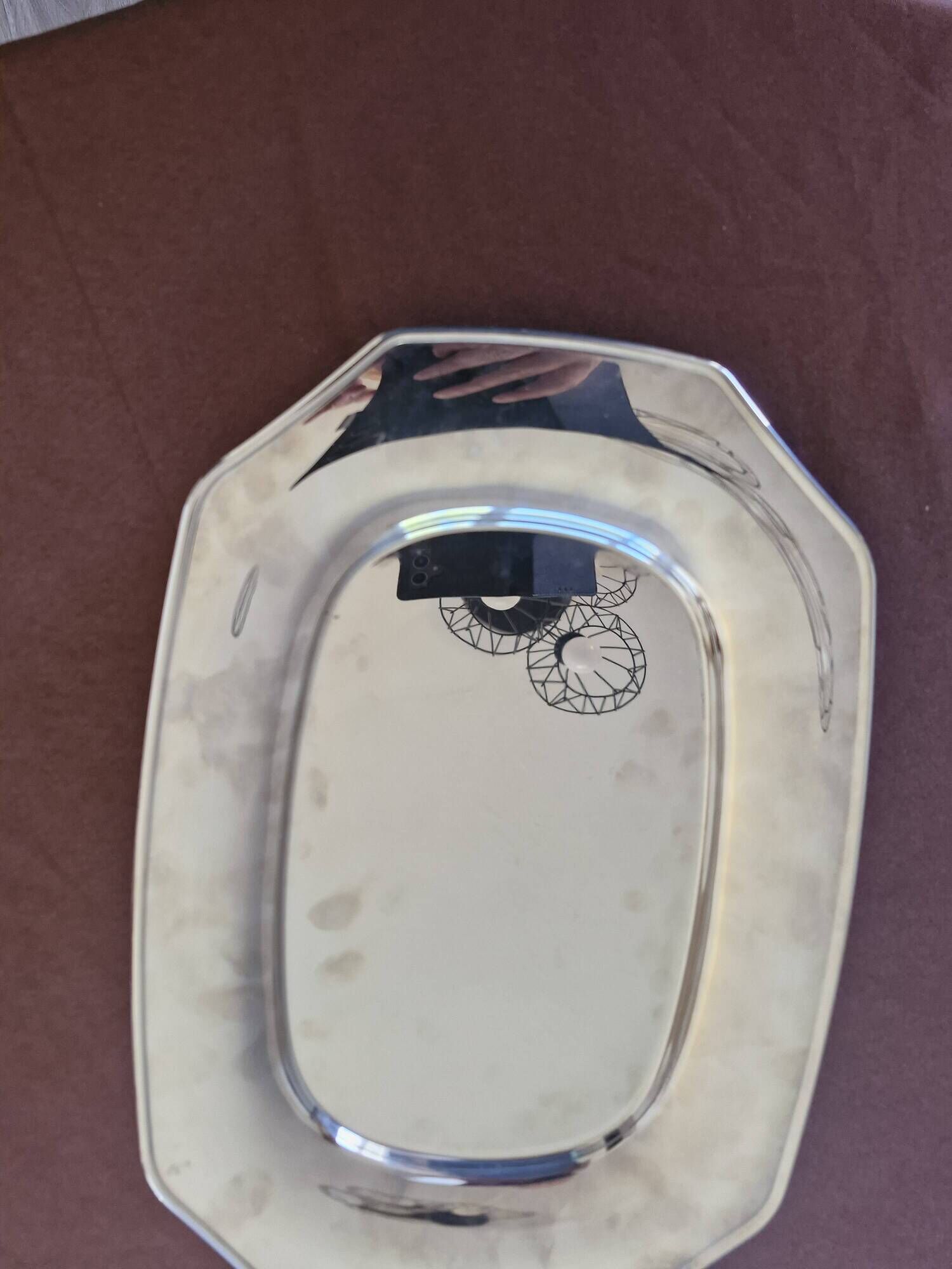 Oval plate Létang Rémy Marigny – stainless steel 18/10 – 38 cm – with box