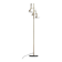 Lampadaire en laiton de style italien du milieu du siècle avec base et abat-jour en forme de cône - MCM fait à la main
