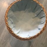 Travailleuse tripode en osier