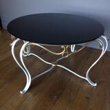 Wrought iron coffee table