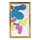 1990s framed ceramics artwork by Jan Snoeck, Netherlands