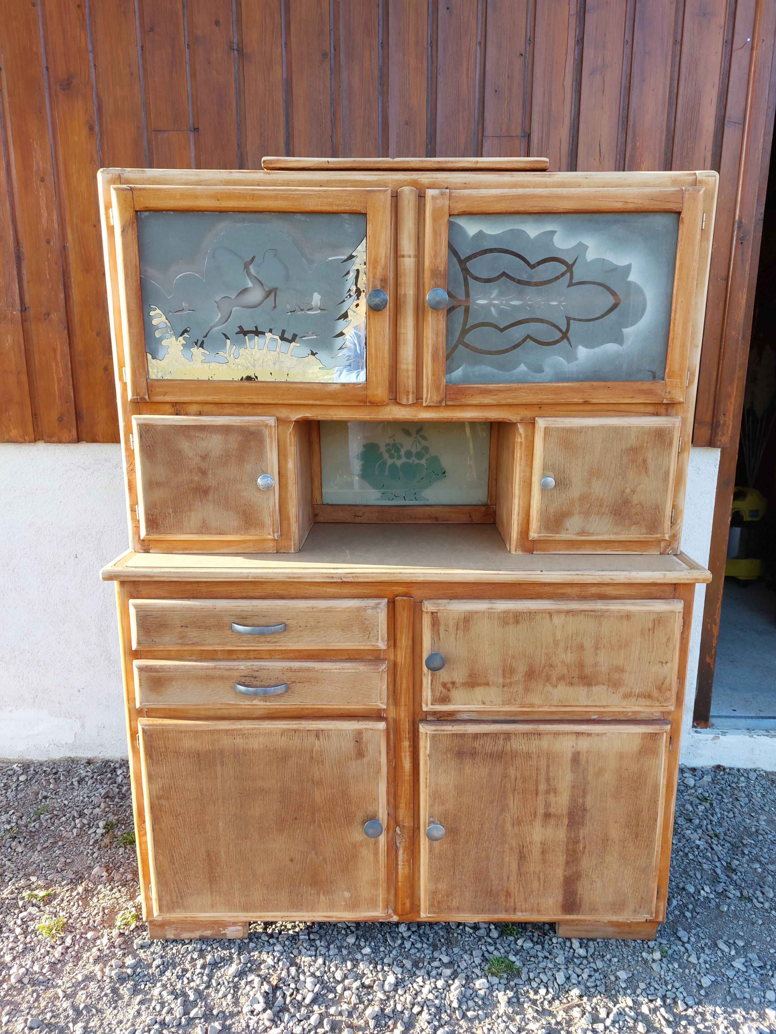 Mado sanded sideboard, painting to choose from