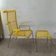 Set armchair relax scoubidou and ottoman sound of the 60s