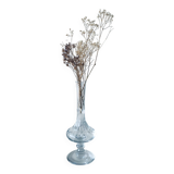 Crystal footed vase
