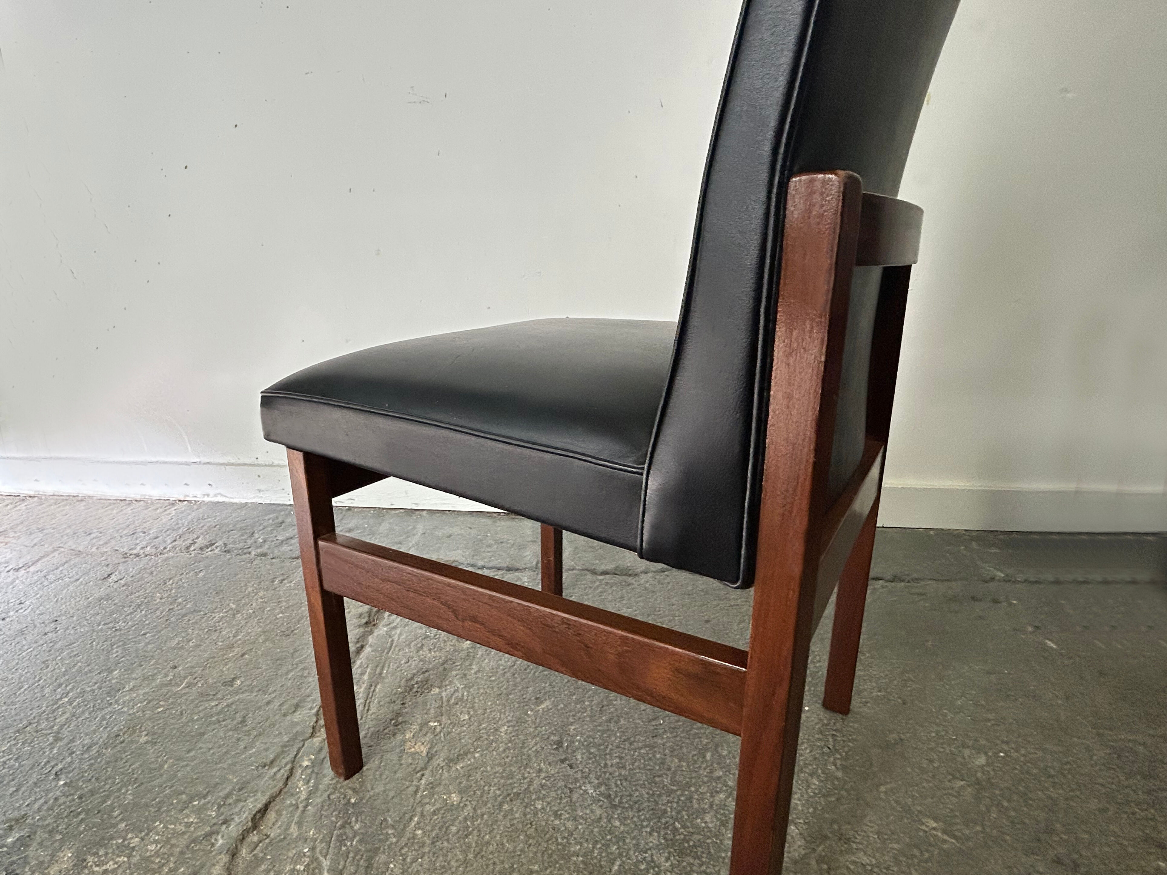 Set of 4 Mid-Century 1960s solid teak dining chairs by Peter Hayward for Va