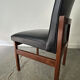 Set of 4 Mid-Century 1960s solid teak dining chairs by Peter Hayward for Va