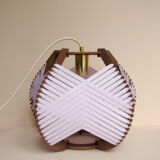 Woven lilac lamp to install