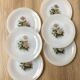 Set of 6 Arcopal Rose de France dessert plates