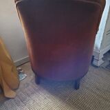 Vintage velvet armchair