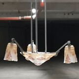 Art Deco chandelier by J Robert
