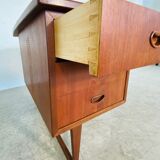 Vintage retro Danish mid-century boomerang desk 1960s