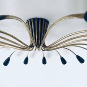 Sputnik 18-Arm Ceiling Lamp from Kaiser Leuchten, Germany, 1950s