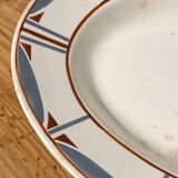 Longwy oval platter, model 729